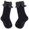 Cable Knit Knee Sock with Bow