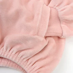 Cozy Velour Bubble Romper