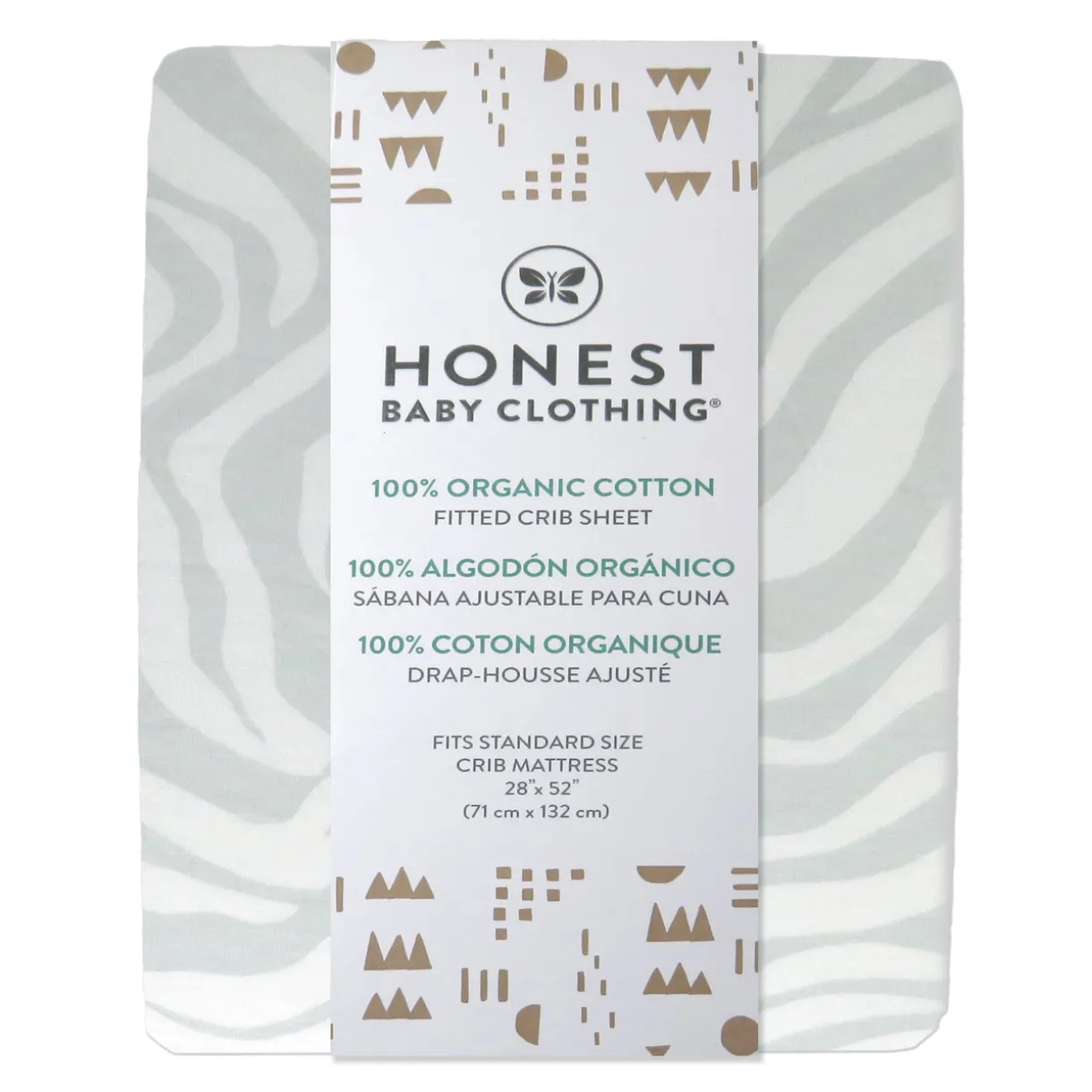 Organic Cotton Fitted Crib Sheet