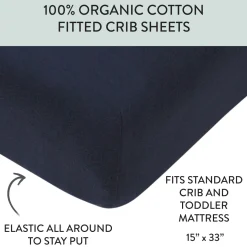 Organic Cotton Fitted Crib Sheet