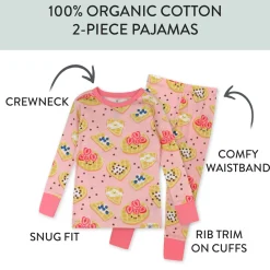 Organic Cotton Fun Foods Pajamas For Babies & Toddlers