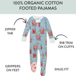 Organic Cotton Fun Foods Pajamas For Babies & Toddlers