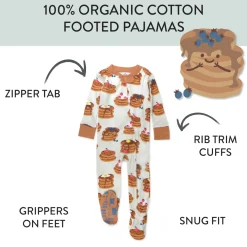 Organic Cotton Fun Foods Pajamas For Babies & Toddlers