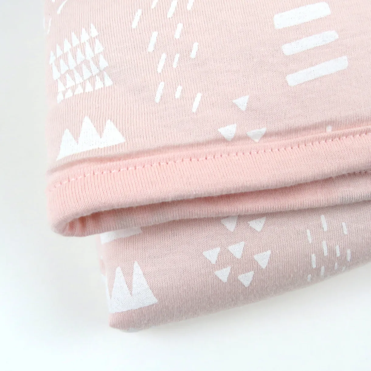 Organic Cotton Hand-Quilted Reversible Baby Blanket