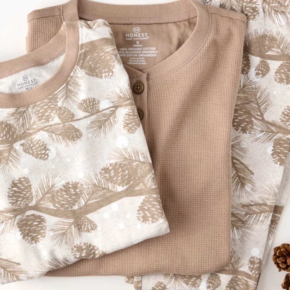 Organic Cotton Holiday Matching Family Pajamas