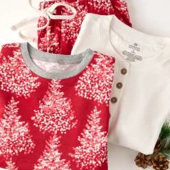 Organic Cotton Holiday Matching Family Pajamas