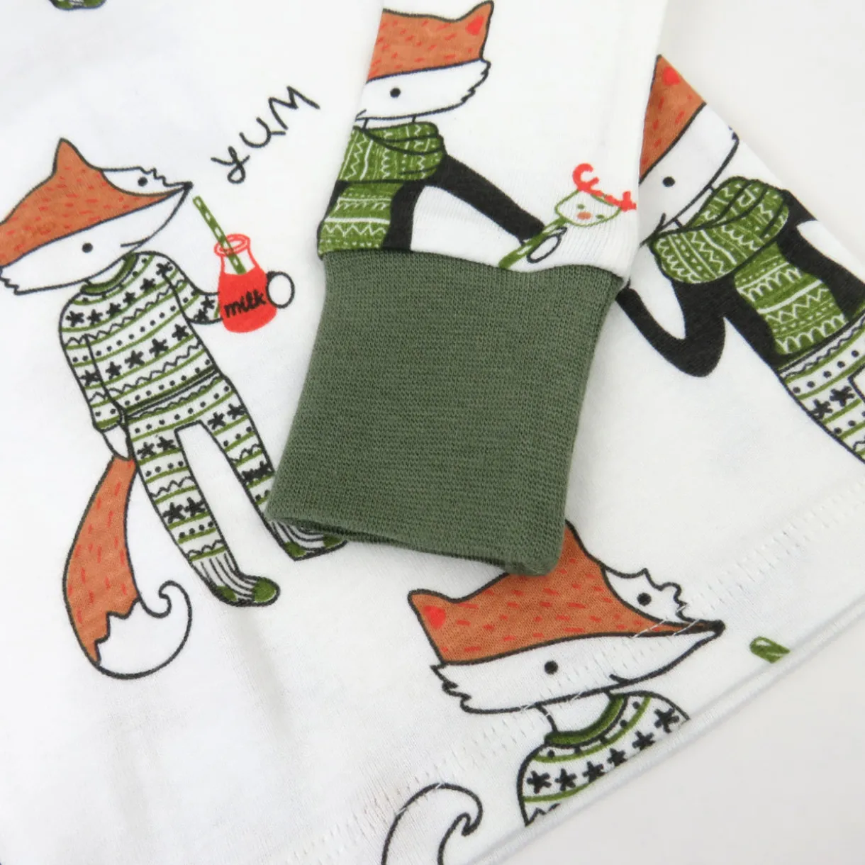 Organic Cotton Holiday Matching Family Pajamas