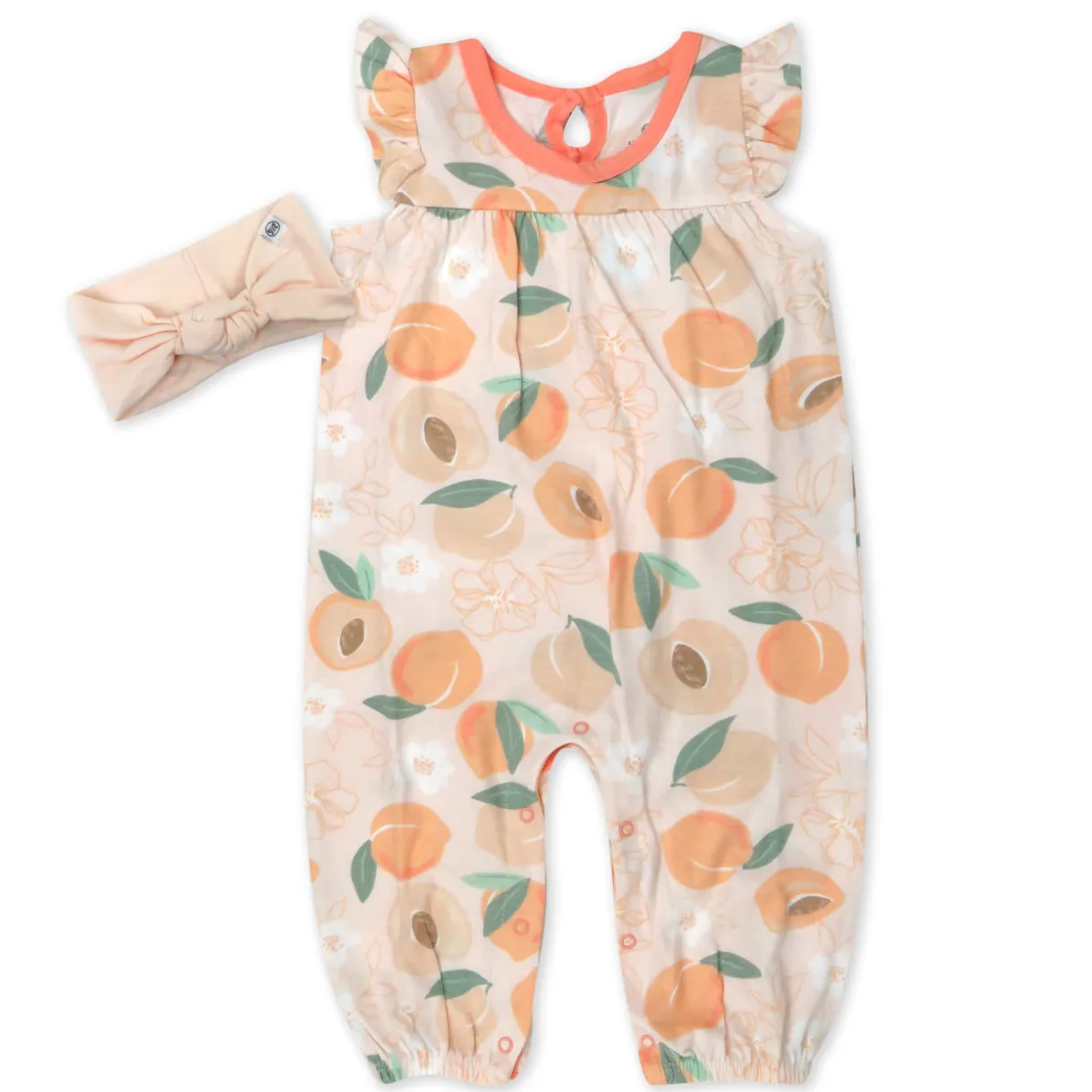 Organic Cotton Jumpsuit Coverall Set