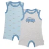 Organic Cotton Jumpsuit Romper Set