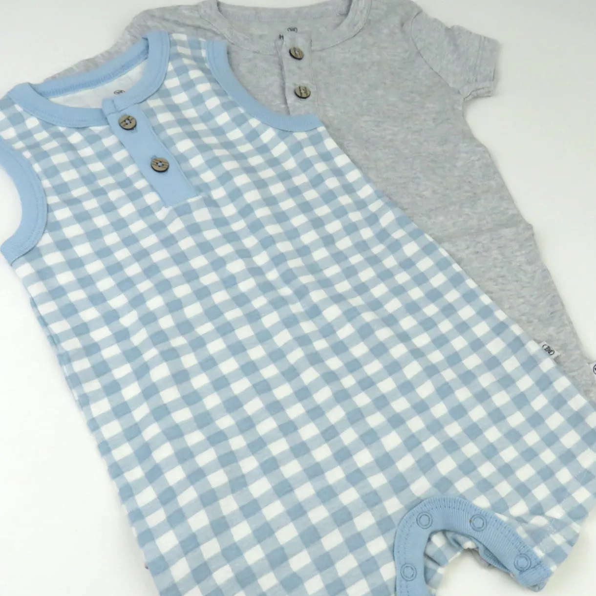 Organic Cotton Jumpsuit Romper Set
