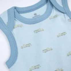 Organic Cotton Jumpsuit Romper Set