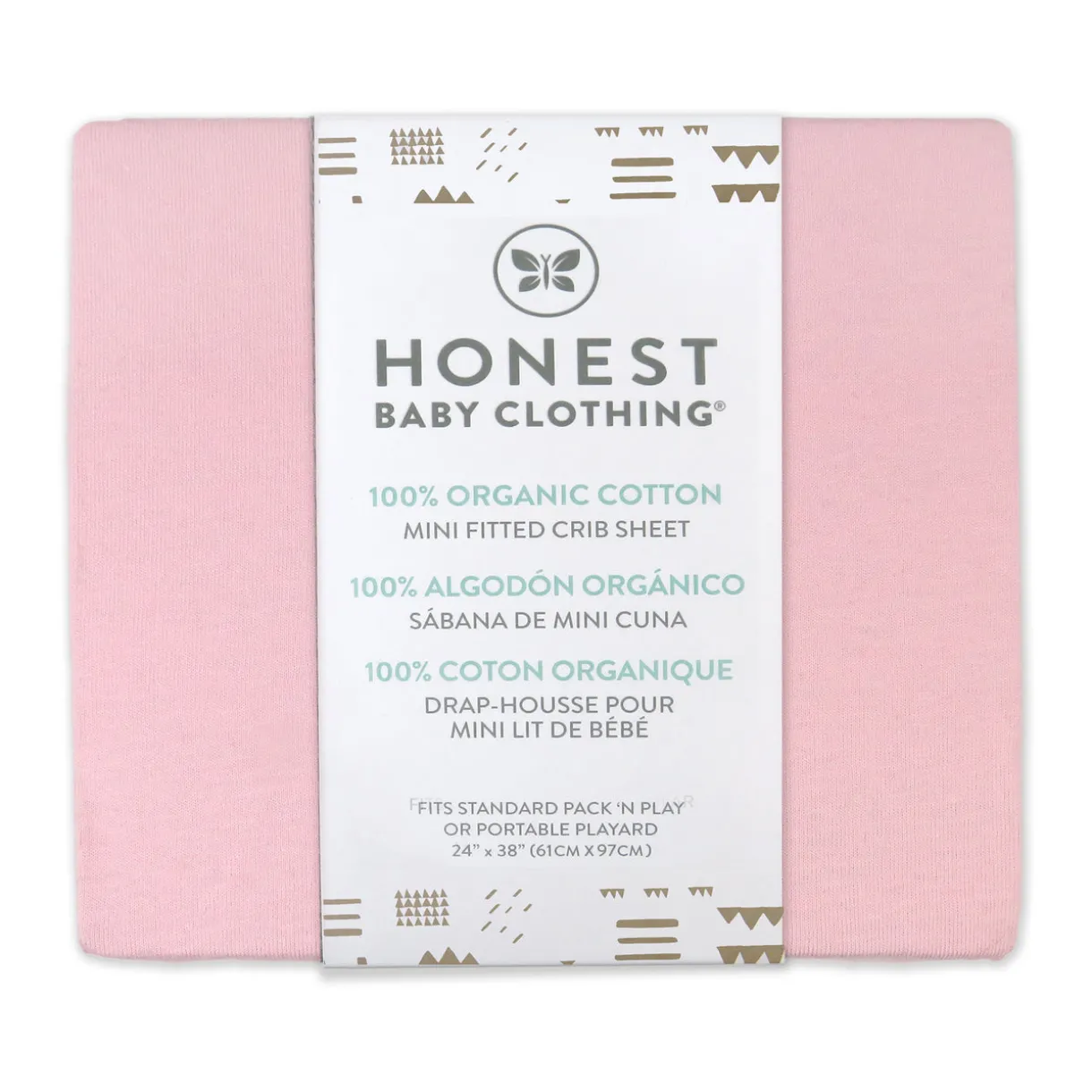Organic Cotton Mini Crib Sheet