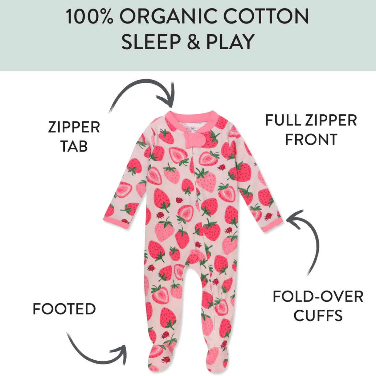 Organic Cotton Sleep & Plays