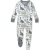 Organic Cotton Snug-Fit Footed Pajamas