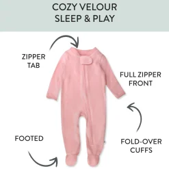 Organic Cotton Velour Sleep & Play