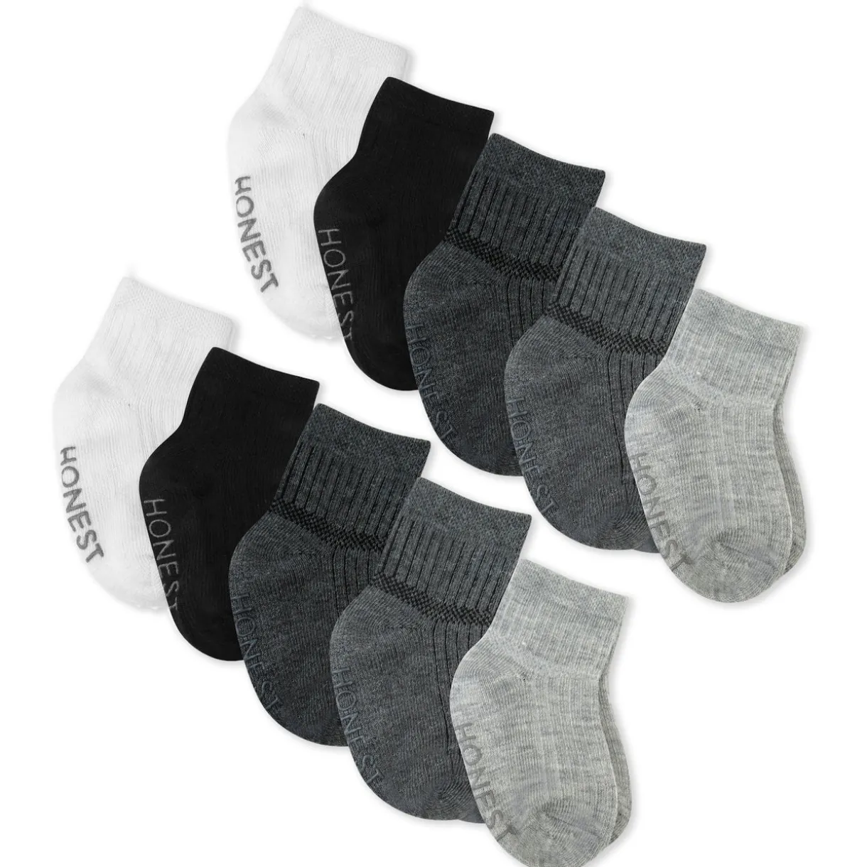 10-Pack Cozy Socks Sustainably Made Bundle