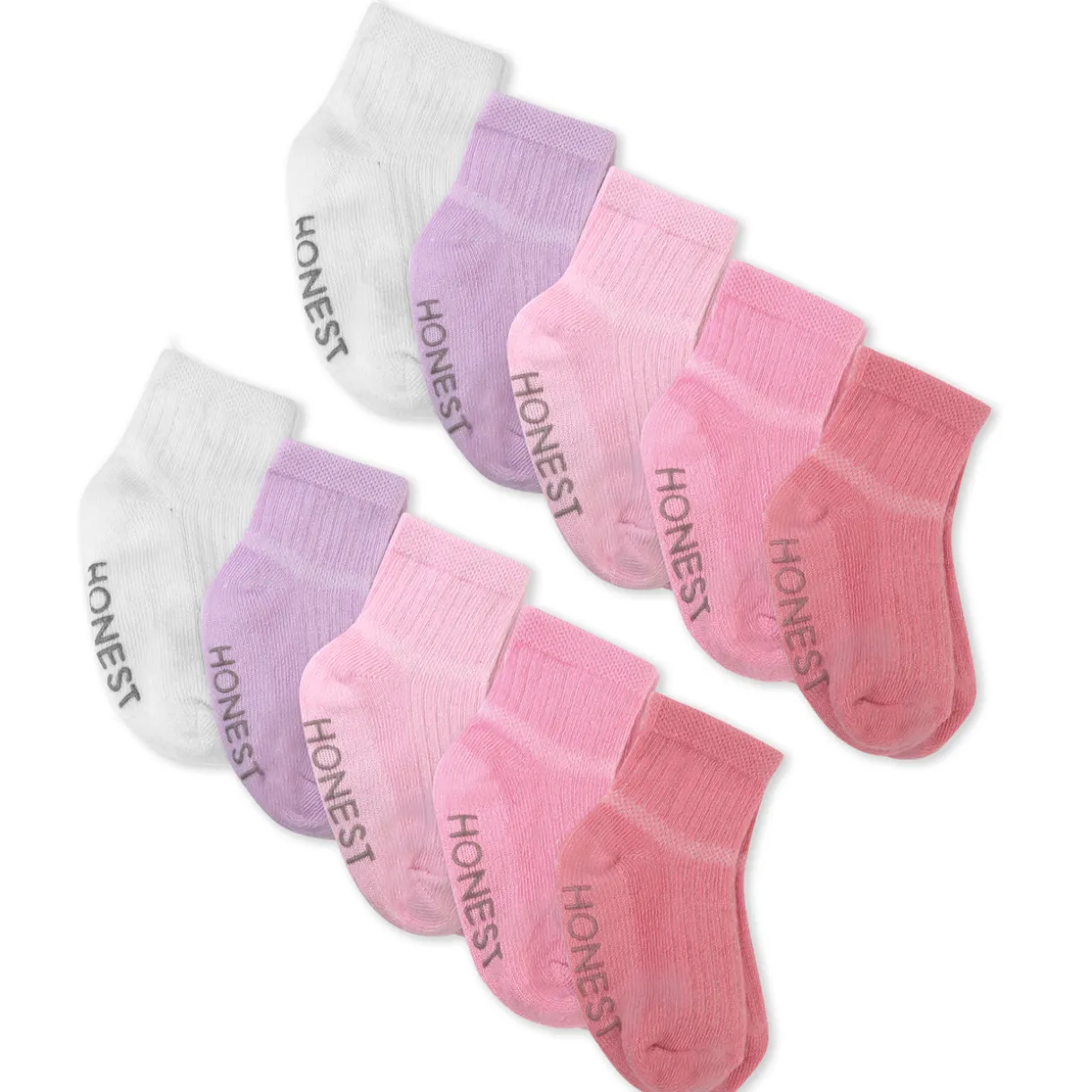 10-Pack Cozy Socks Sustainably Made Bundle