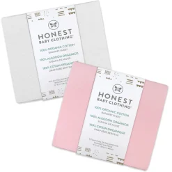 2-Pack Organic Cotton Bassinet Sheets