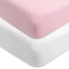 2-Pack Organic Cotton Fitted Crib Sheets