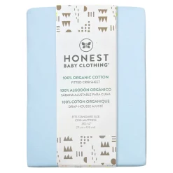 2-Pack Organic Cotton Fitted Crib Sheets