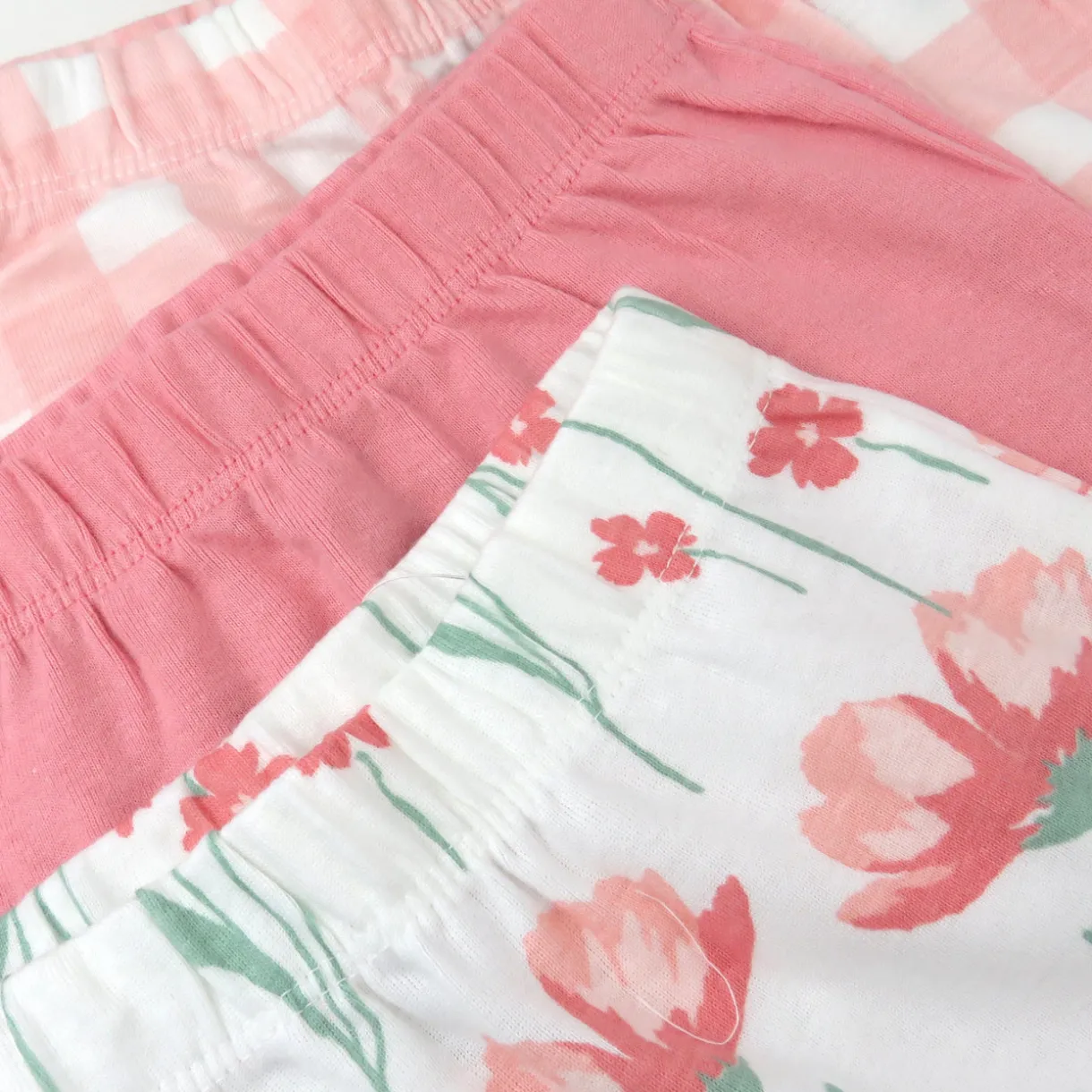 3-Pack Organic Cotton Footed Pants