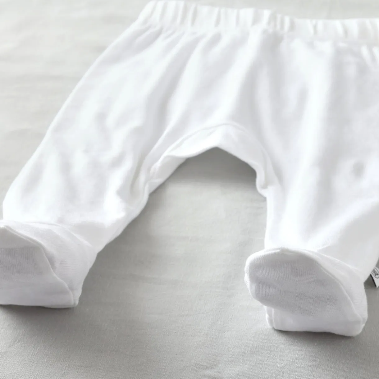 2-Pack Organic Cotton Footed Pants