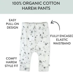 2-Pack Organic Cotton Harem Pants