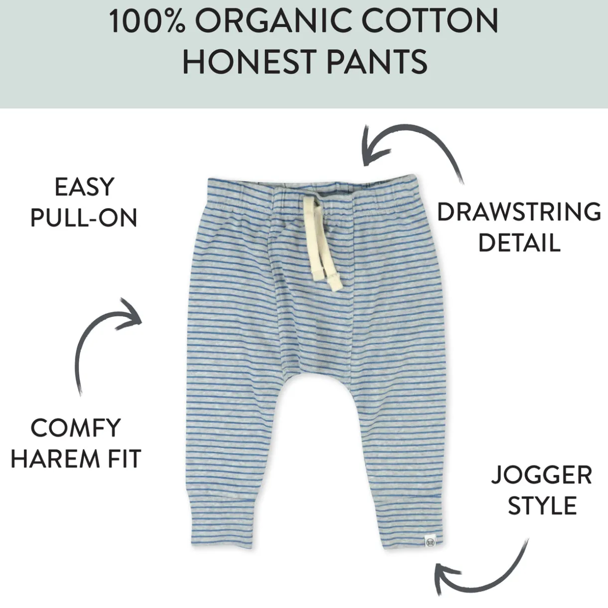 2-Pack Organic Cotton Honest Pants