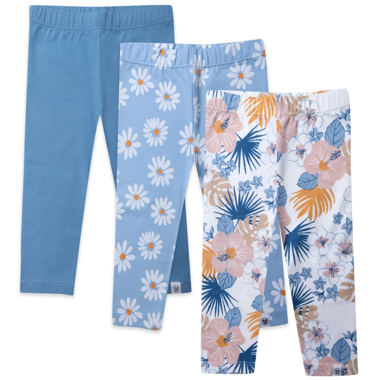 3-Pack Organic Cotton Legging Set