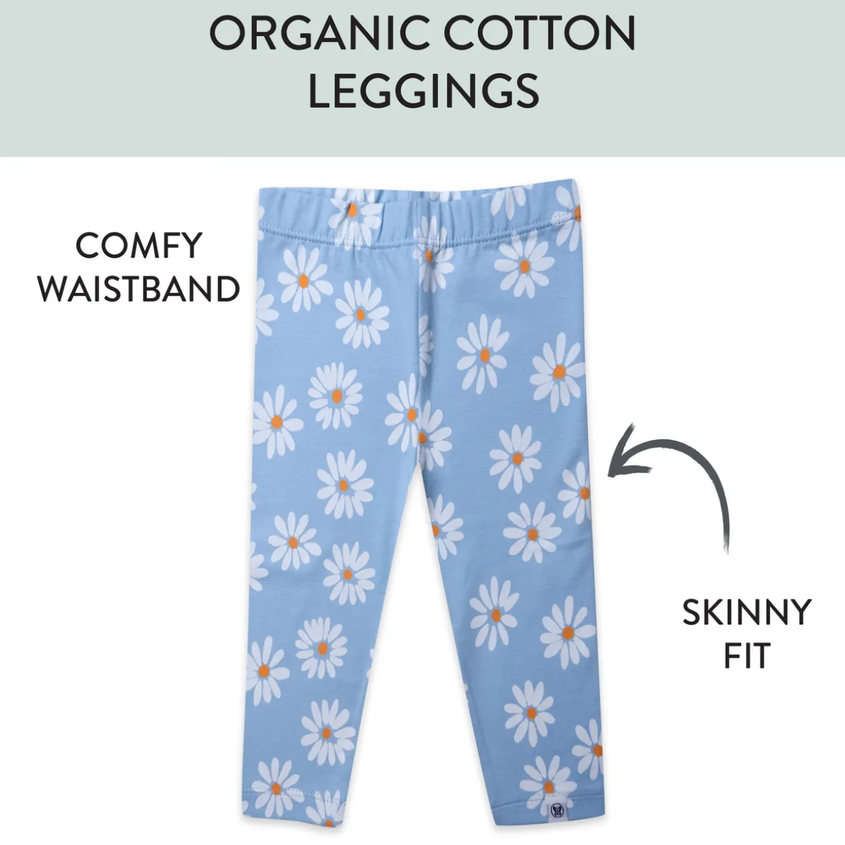 3-Pack Organic Cotton Legging Set
