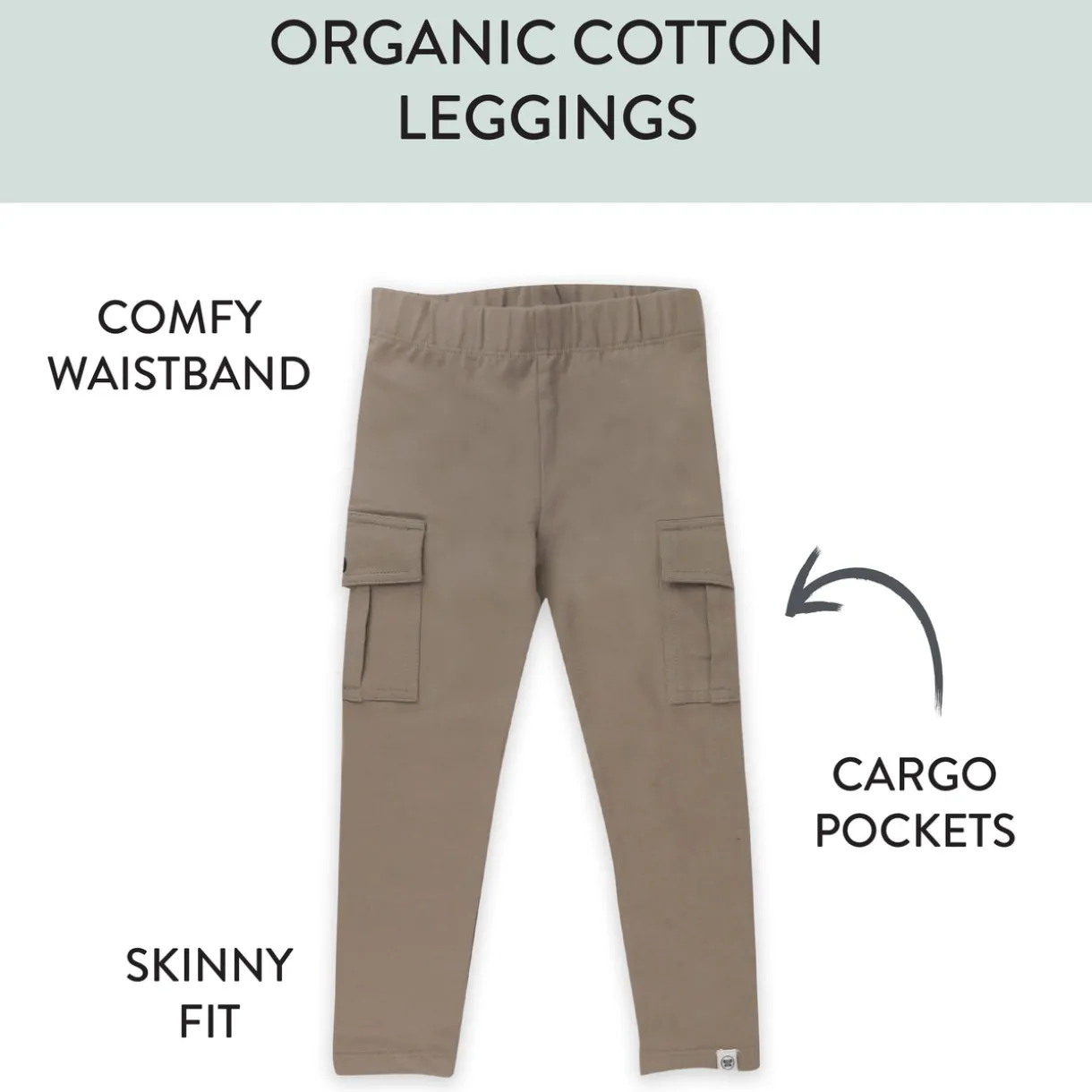 3-Pack Organic Cotton Legging Set