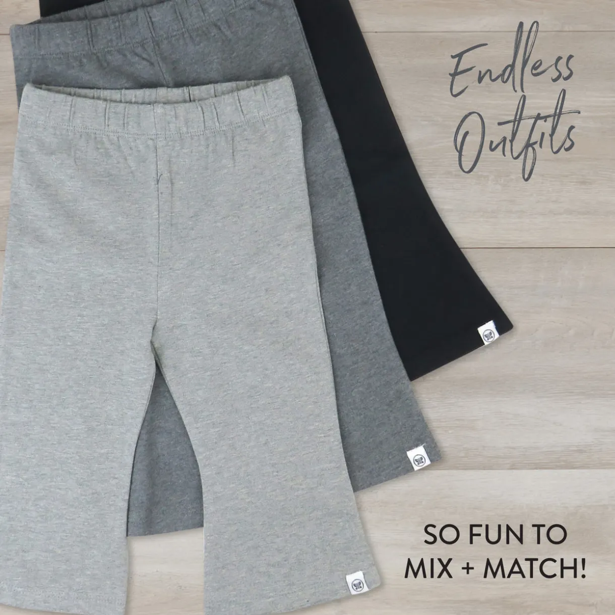 3-Pack Organic Cotton Legging Set