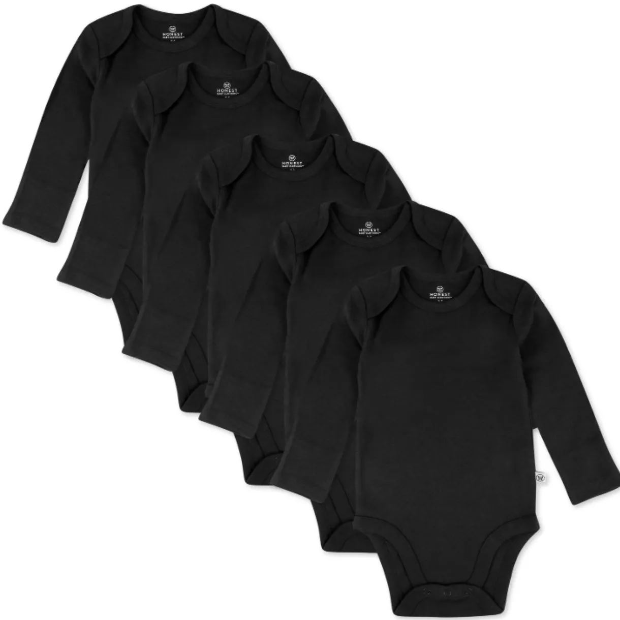 5-Pack Organic Cotton Long Sleeve Bodysuits