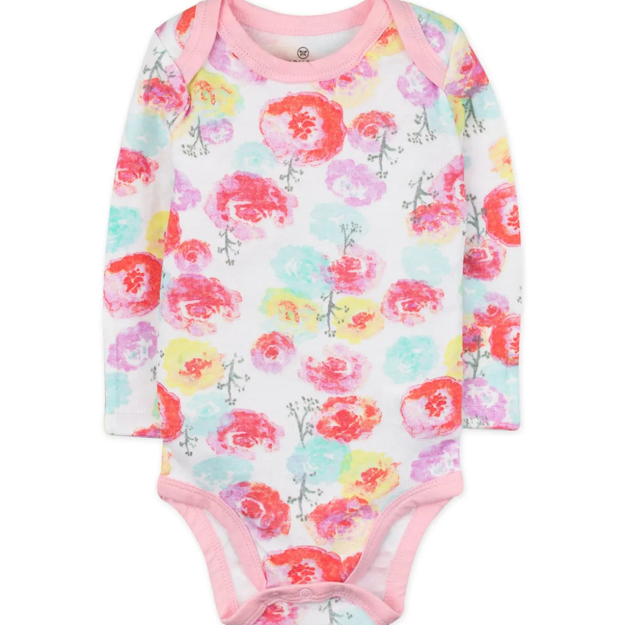 5-Pack Organic Cotton Long Sleeve Bodysuits
