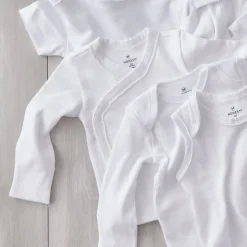 3-Pack Organic Cotton Long Sleeve Side-Snap Side-Snap Tops