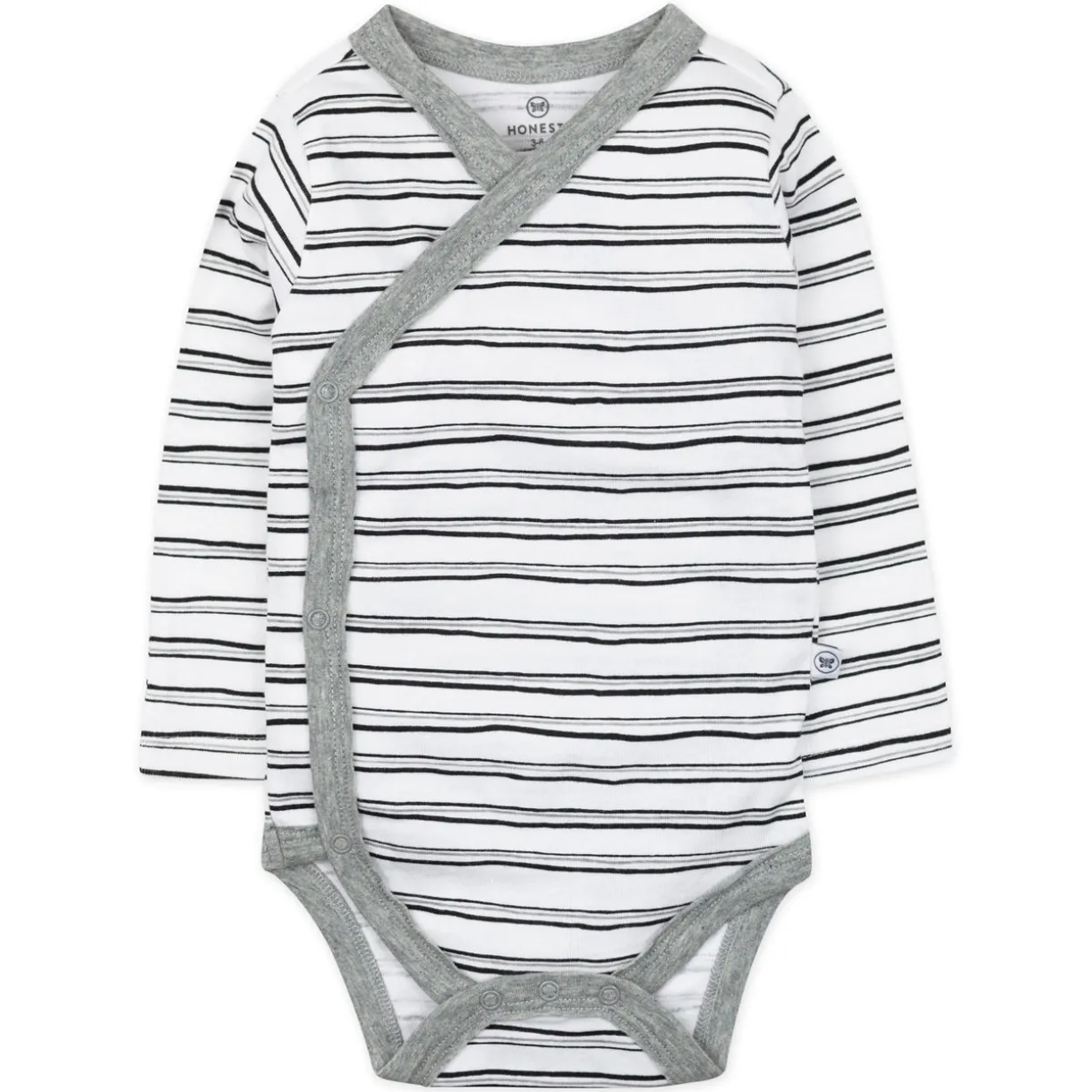 3-Pack Organic Cotton Long Sleeve Side-Snap Bodysuits