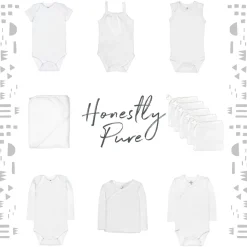 3-Pack Organic Cotton Long Sleeve Side-Snap Bodysuits