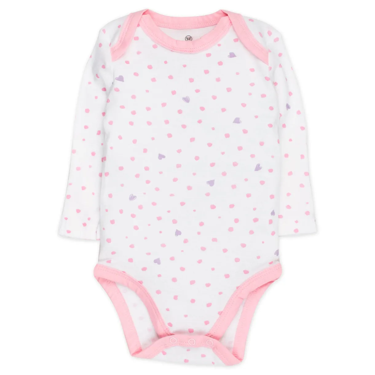 5-Pack Organic Cotton Long Sleeve Bodysuits