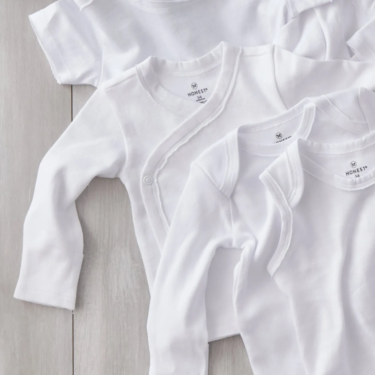 3-Pack Organic Cotton Long Sleeve Side-Snap Bodysuits