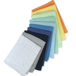 20-Pack Organic Cotton Long Sleeve Bodysuit & Knit Tri-fold Burp Cloth Bundle