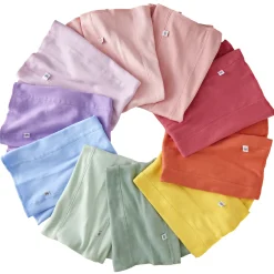20-Pack Organic Cotton Long Sleeve Bodysuit & Knit Tri-fold Burp Cloth Bundle