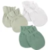 3-Pack Organic Cotton Mitts