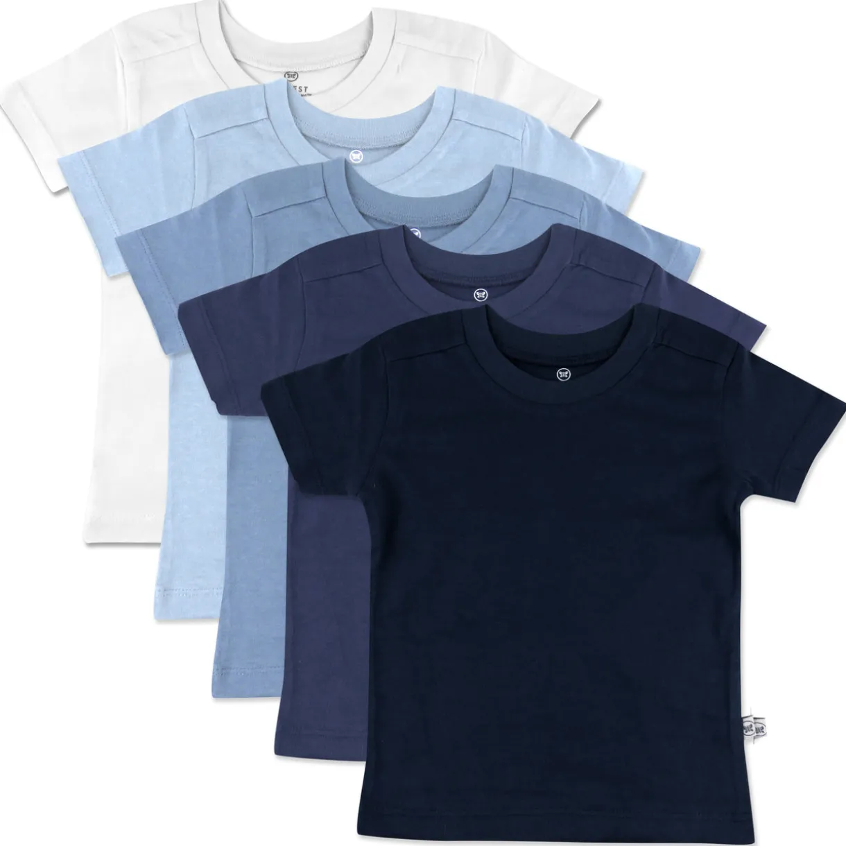 5-Pack Organic Cotton Short Sleeve T-Shirts