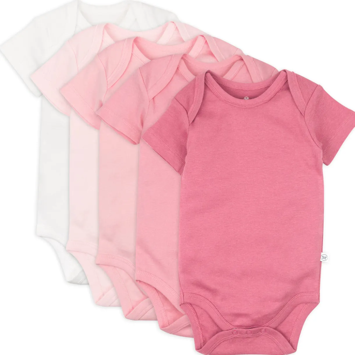 5-Pack Organic Cotton Short Sleeve Bodysuits