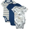 3-Pack Organic Cotton Short Sleeve Bodysuits