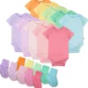 20-Pack Organic Cotton Short Sleeve Bodysuit & Sock Bundle