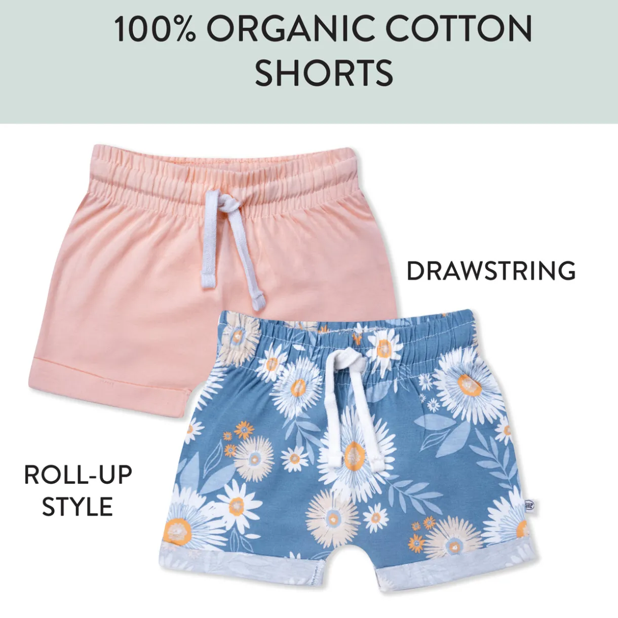 2-Pack Organic Cotton Short Set