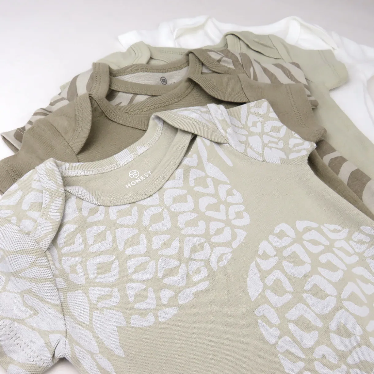 5-Pack Organic Cotton Short Sleeve Bodysuits