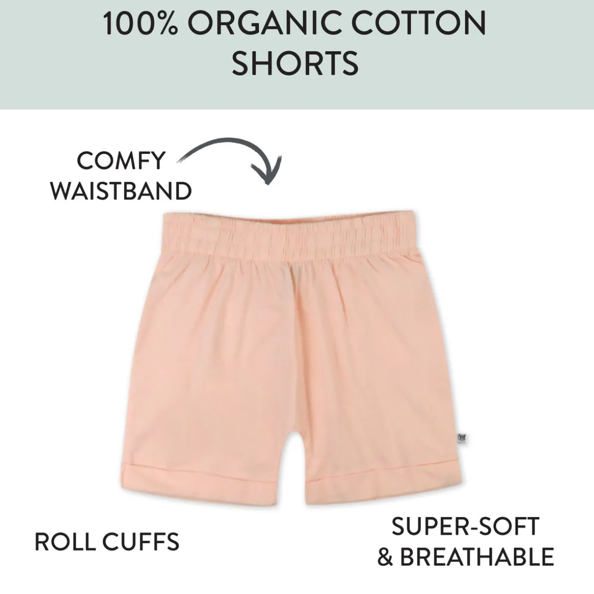 2-Pack Organic Cotton Short Set