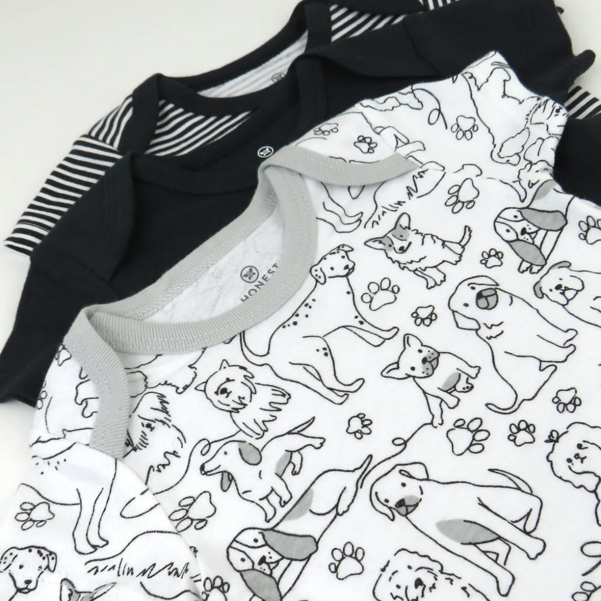 3-Pack Organic Cotton Short Sleeve Bodysuits